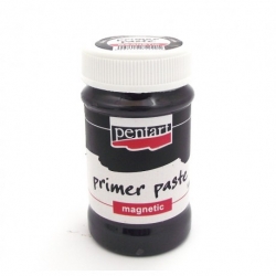 PENTART - PODKŁAD MAGNETYCZNY 100ml, ACRYLIC MAGNETIC PRIMER PASTE - BLACK - 100ml - PENTART