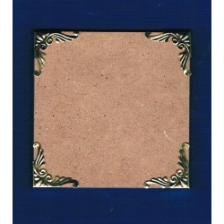 Narożnik 3x3cm , okucie 3x3cm  , grubość 6mm    M1300 / introligatorskie / narożnik złoty