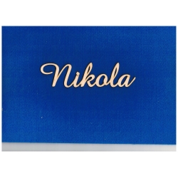 Nikola  - imię 16x4 cm ( czcionka Amaze)