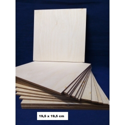 SKLEJKA #3mm / Podkładka 19,5x19,5cm, deseczka  / LASER / Cena za 1szt / BAZA / obrazek