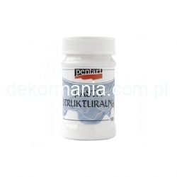 PENTART  PASTA STRUKTURALNA BIAŁA 100ml, STRUCTURE PASTE