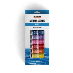 PENTART FARBA AKRYLOWA CREAM ZESTAW 10x16ml, komplet farb kremowych / 45111
