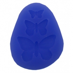 PENTART FOREMKA SILIKONOWA 3 MOTYLE / foremka 7,5x5,5cm