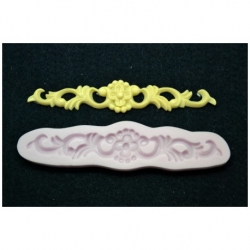 PENTART FOREMKA SILIKONOWA ORNAMENT BAROKOWY 7 /  14x3,5cm