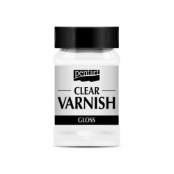 PENTART LAKIER SZYBKOSCHNĄCY ROZPUSZCZALNIKOWY POŁYSK 100ml, CLEAR VARNISH