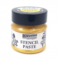 PENTART PASTA DO SZABLONÓW   50ml  METALICZNA ZŁOTA