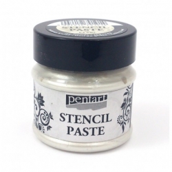 PENTART PASTA DO SZABLONÓW  50 ml  PERŁOWA LODOWY KWIAT