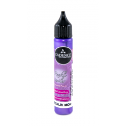 CADENCE Sztuczne perły 25ml METALICZNY PURPUROWY 593 / Perełki w płynie / perełki w płynie / konturówka