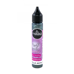 CADENCE Sztuczne perły 25ml METALICZNA ANTYCZNA ZIELEŃ 589 / Perełki w płynie, konturówka