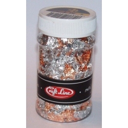 CRAFT LINE Cienkie listki,płatki folii 1g M1 ,folia w płatkach  do złoceń , ikona, szlagmetal