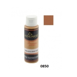 CADENCE Farba akrylowa półmatowa Premium 70ml / 0850 / ZIEMISTY ŻÓŁTY / DARK OXCIDE YELLOW