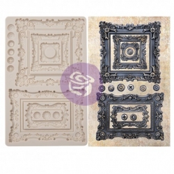 Foremka silikonowa - 20*12 finnabair baroque frames Pentart 510-985, ramka, ramki