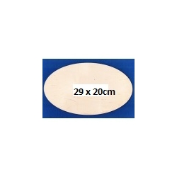 SKLEJKA #3mm Owal 29x20cm / tabliczka 29x20cm , podkładka 29x20cm / 6066
