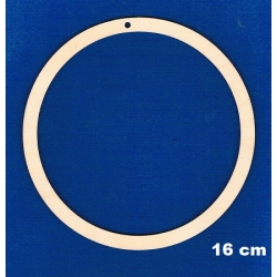 Obręcz 16cm, koło z otworem , łapacz