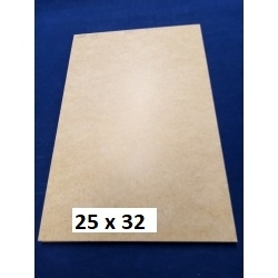Płyta HDF #3mm / Podkładka 25x32cm, deseczka 25x32cm , baza / TYŁ BIAŁY /  3737