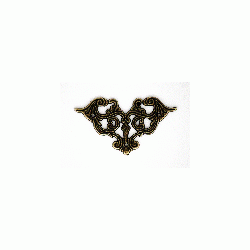 Narożnik 5,9x4,9cm metalowy  5,9x4,9 cm    , C050  , cena dotyczy 1szt / okucia metalowe  do pudełek