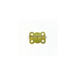 Zawias mini do pudełek  /  B008  k.ZŁOTY zawias 1,6x1,3cm / okucia metalowe  do pudełek
