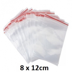 Woreczek strunowy , torebka strunowa 8x12cm / 100szt / woreczek pakowy / 3473 / woreczki
