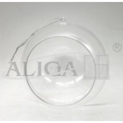 Kula akrylowa z OTWOREM  12cm , bombka akrylowa 12 (lampion) SKŁADANA, kula florystyczna 12 / ABO-12 / bombka 12 z otworem / kula akrylowa