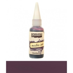 PENTART TUSZ MEDIA INK 20 ml JEŻYNA / 21022