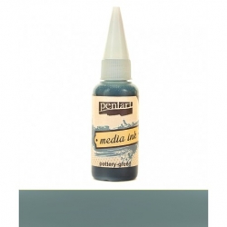 PENTART TUSZ ALKOHOLOWY, TUSZ MEDIA INK 20 ml / ZIELONA CERAMIKA  / 1008