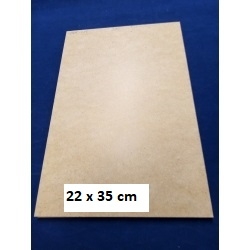 Płyta HDF #3mm / Podkładka 35x22cm, deseczka 35x22cm , baza / TYŁ BIAŁY