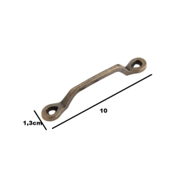 Uchwyt  10x1,3cm   metalowy / B172 uchwyt do pudełek, mebli
