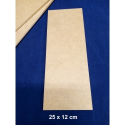 Płyta MDF 6mm / Podkładka 25x12cm, deseczka formatka 25x12 / CENA 1szt