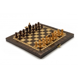 Szachy+Backgammon+Warcaby średnie (3w1 średnie) – Brązowy