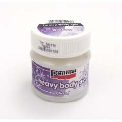 PENTART Pasta HEAVY BODY ŻEL błyszczący TRANSPARENTNA   50ml / GLOSSY