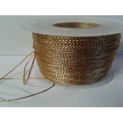 1mb / Sznurek metaliczny  ZŁOTY   #1mm