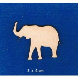 Słoń  5x4cm / SKLEJKA #3mm