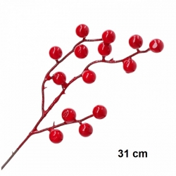 Gałązka Głóg Czerwony 31cm / KR1547 / gałązka głogu dekoracyjna