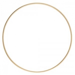 Koło 20cm metalowe ZŁOTE Łapacz Snów , wianek-ozdoba , koło metalowe 20 , obręcz  20cm metalowa ZŁOTA