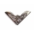 Narożnik 3x3cm  metalowy SREBRNY 3x3cm  ( C1239 )    ,  np : do albumu grubość do 3,2mm  , introligatorskie, narożnik srebrny