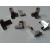 Narożnik metalowy srebrny   wys:2,1cm  /   podstawa  1,6x1,6cm   ,  CENA 1szt, nóżka / okucia metalowe  do pudełek, narożnik srebrny