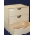 Komódka z 3 szufladkami   20,5x28,5x28,5cm   ,przybornik na biurko,szafkę,  organizer itp., szufladek