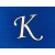 SKLEJKA #3mm Litera K, literki na zamówienie    cz;Monotype    wys: 10 cm  , CENA 1szt