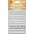 Dżety  kryształki samoprzylepne, PERŁOWE BIAŁE rozm. 3,6,8,10mm  / półperełki  Cena 1 arkusza / 2825  naklejki /1602