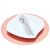 Podkładka pod talerz 6szt 28cm Rose  / tektura powlekana , podkładki metaliczne Róż / koło 28cm