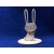 Zajączek 10cm na podstawce+ kokardka /SKLEJKA #3mm , zajączek Wiekanocny , króliczek , zając