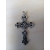 Dekor  3x5,1cm / zawieszka / krzyżyk ozdobny / a5