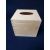 Chustecznik kwadratowy 13,8x13,8x13,5cm OTWIERANY  pojemnik na reklamówki , rękawiczki jednorazowe itp. pudełko na chusteczki, serwetnik