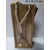 Worek jutowy 31x13x11cm,  torebka jutowa laminowana z okienkiem i sznurkiem np;na wino, juta