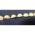 Tasiemka perłowa tworzywo / sznur półperełek 150cm szer: 1cm  / WSP-0846