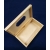 Chustecznik 25x13,5x8cm, chustecznik otwierany z ozdobnym otworem / 1850 / pojemnik na rękawiczki , kosmetyka, pudełko 25x13,5x8cm, pudełko na chustec
