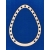 SKLEJKA #3mm  Jajko 17,5x13,5cm , obręcz , ramka  z 25 otworami