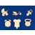 Metryczka , narodziny, urodziny   DZIEWCZYNKA  komplet 6szt