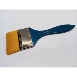 Pędzel płaski  syntetyczny 3'  szeroki 75mm / pędzel graArt / płaski 7,5cm