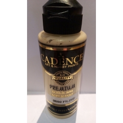 CADENCE Premium 0650 Farba akrylowa półmatowa 120ml KOŚĆ SŁONIOWA / IVORY FILDISI
